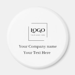 Imã Modelo de logotipo personalizado elegante