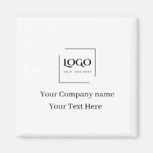 Imã Modelo de logotipo personalizado elegante