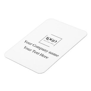 Ímã Modelo de logotipo personalizado elegante
