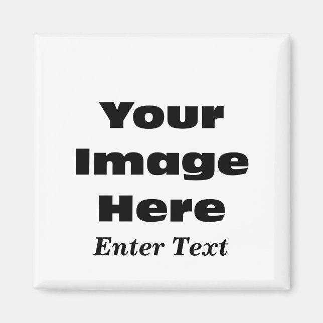 Imã Modelo de presentes: Crie seu próprio ímã personal (Frente)