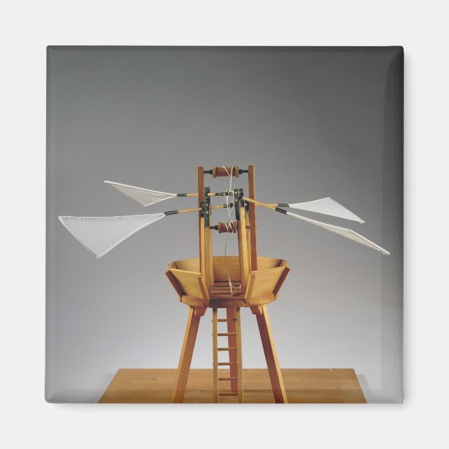 Imã Modelo de reconstrução da design da Vinci (Frente)