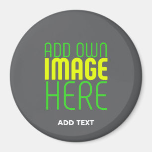 IMÃ MODELO DE TEXTO DE IMAGEM CINZA SIMPLES EDITÁVEL M
