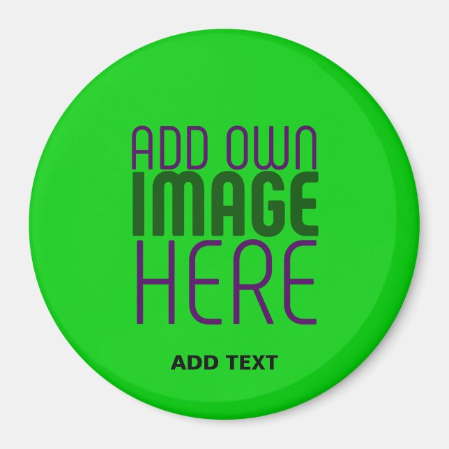IMÃ MODELO DE TEXTO DE IMAGEM DE VERDE LIMÃO EDITÁVEL  (Frente)