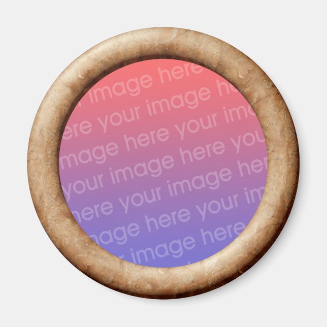 Imã Modelo do bloco (borda do quadro de efeito 3d) (Frente)