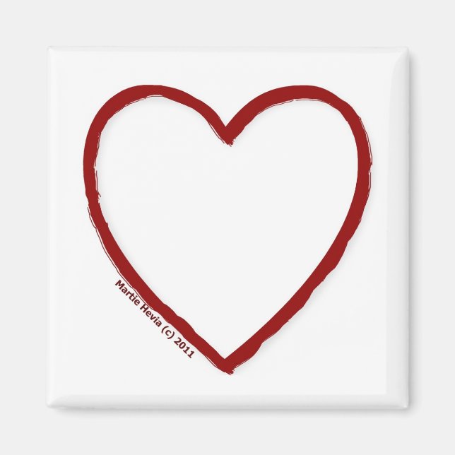 Imã Modelo do Magnet de Amor e Ódio (Frente)