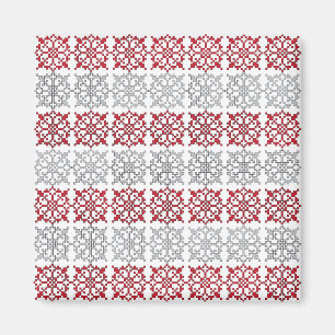 Imã Modelo geométrico I do sinal SUN letão tradicional