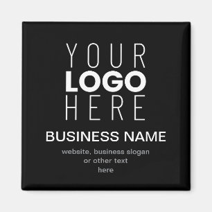 Imã Modelo Moderno Simples para o Logotipo da Sua Empr