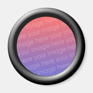 Imã Modelo preto (borda do quadro de efeito 3d)