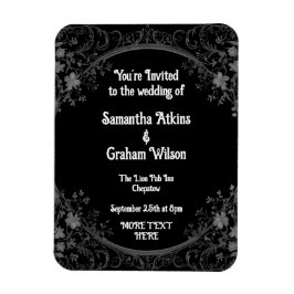 Ímã modelos de casamento impressionantes