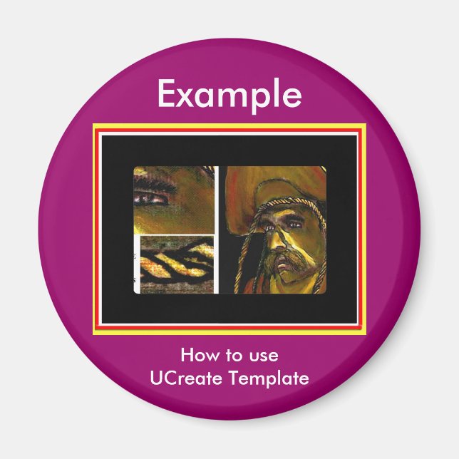 Imã MODELOS UCreate jGibney O MUSEUM Zazzle (Frente)