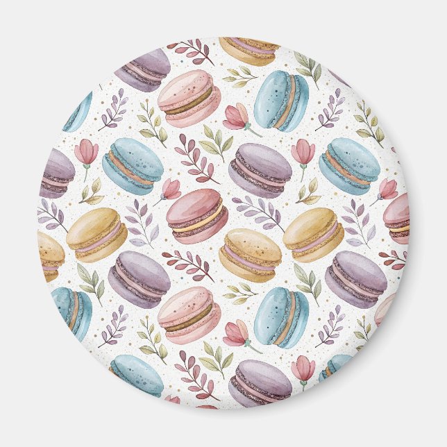 Imã Modern Fun Sweet Macaroons (Frente)