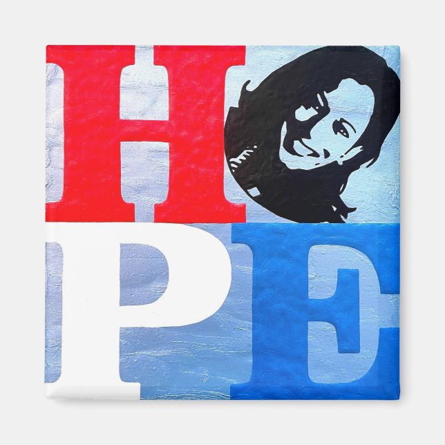 Imã Modern Kamala Harris design HOPE (Frente)