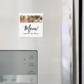 Imã Modern Minimalist Mom Custom Photo & Name Keepsake