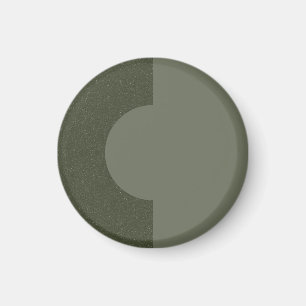 Imã Modern Moss Green Duo Magnet - Personalizável