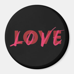 Imã Modern, vibrant, cool, trendy design of Love