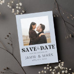 Ímã Modern Wedding Save the Date Card Photo Magnet<br><div class="desc">Cartões salve a data modernos para o próximo casamento! Design perfeito para um ímã. Procure outros itens nesta coleção!</div>