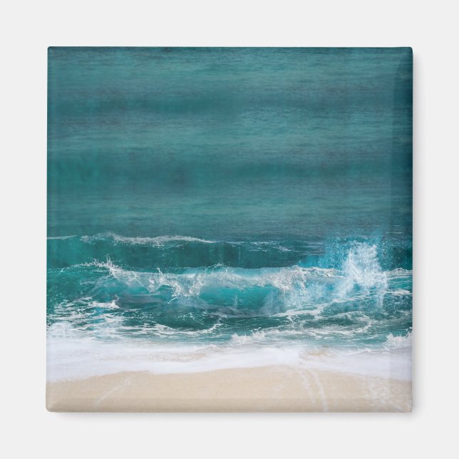 Imã Moderno de Viagem personalizado de foto personaliz (Frente)