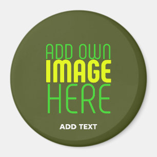 IMÃ MODERNO EDITABLE ARMY GREEN IMAGE TEXTO MODELO