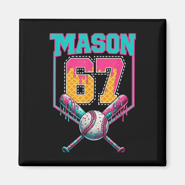 Imã Moderno Mason 67 Mem Sorvete Drip Bysebyll Anivers (Frente)