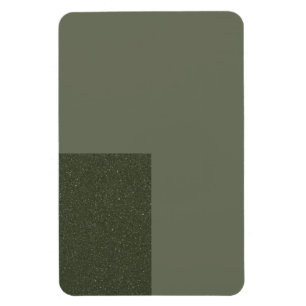 Ímã Moderno Verde Musgo Com Acento Texturizado