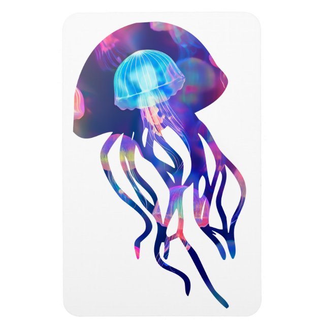 Ímã Modo água-viva flexível (Vertical)