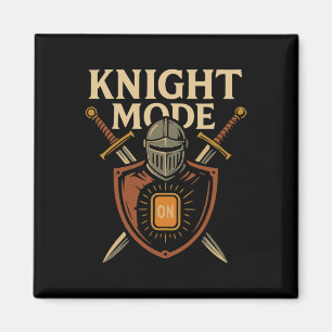 Imã Modo Cavaleiro Ativado Espada Medieval Divertida F