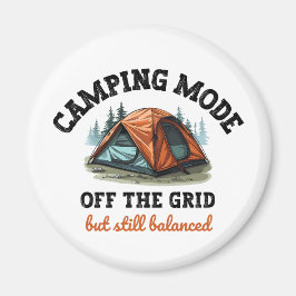Imã Modo de Camping: fora da grade - Presente Contabil