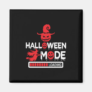 Imã Modo de Dia de as Bruxas engraçado Halloween Carre