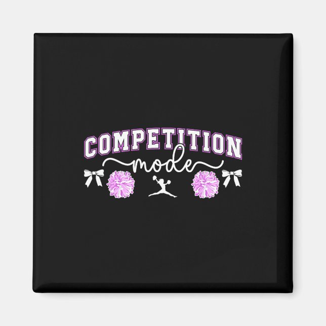 Imã Modo de Dia de Competição de Cheer Dia de Comp de  (Frente)