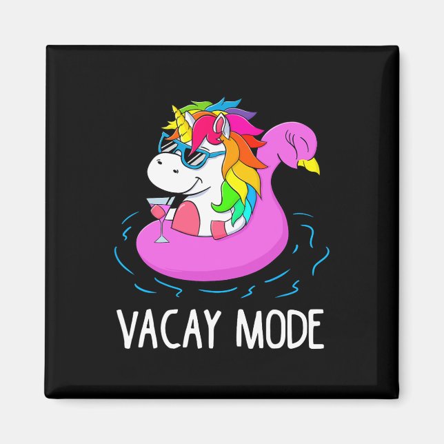 Imã Modo de Férias Grátis Unicorn Furioso Oferta de Fé (Frente)