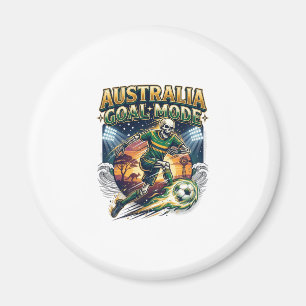 Imã Modo de Gol da Austrália Esqueleto Striker Nations
