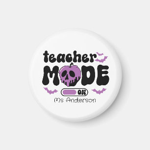 Imã Modo de Professora de Halloween Personalizado Ativ