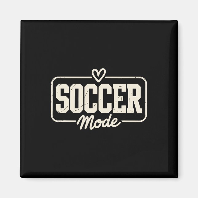 Imã Modo Futebol, Esportes Divertidos do Coração e do  (Frente)