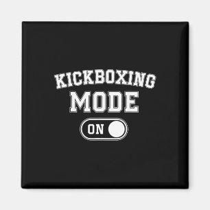 Imã Modo Kickboxing Ativado Presente Divertido de Kick