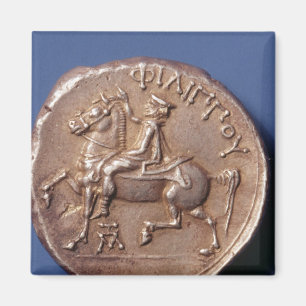 Imã Moeda de prata de Philip II de Macedon