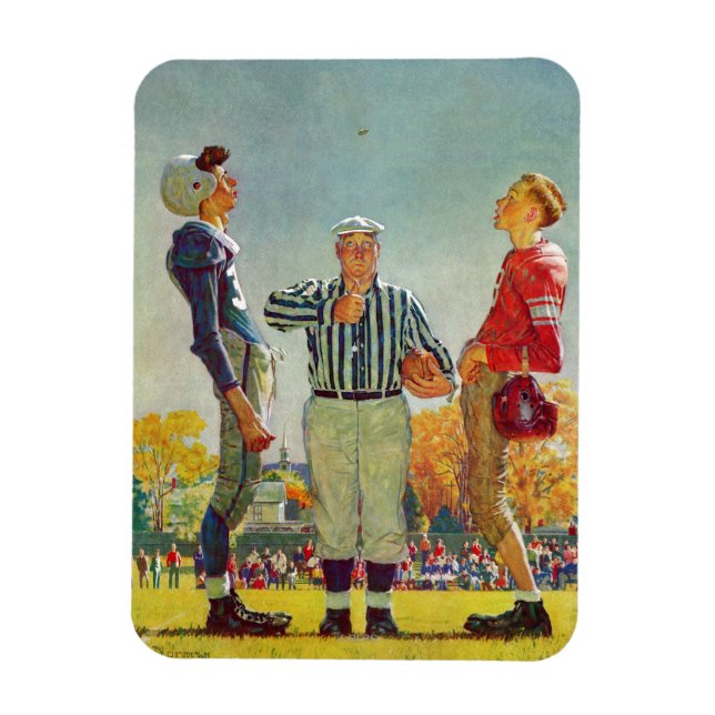 Ímã Moin Toss por Norman Rockwell (Vertical)
