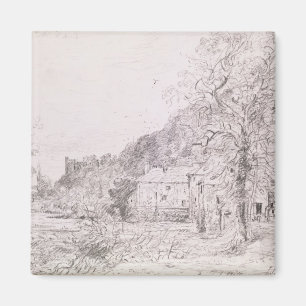 Imã Moinho de John Constable Arundel e castelo, 1835