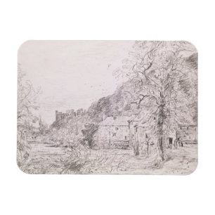 Ímã Moinho de John Constable Arundel e castelo, 1835