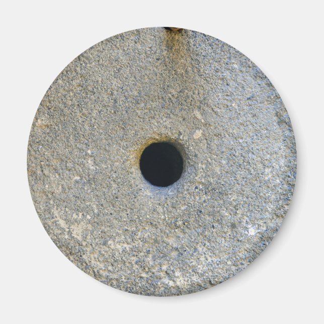 Imã moinho de pedra farinha de trigo moinho de cereais (Frente)