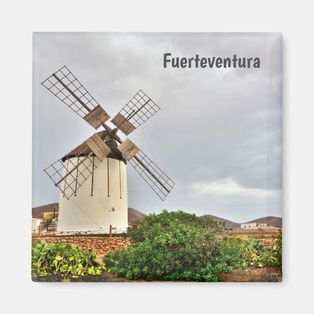 Imã Moinho de vento em Fuerteventura (Frente)