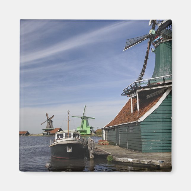 Imã Moinho de vento, Zaanse Schans, Holanda, Países Ba (Frente)