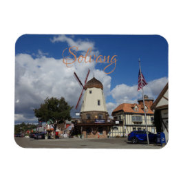 Ímã Moinho Dinamarquês Solvang California Souvenir