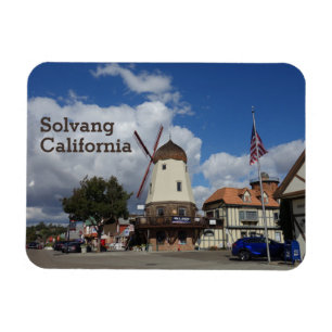 Ímã Moinho Dinamarquês Solvang California Souvenir