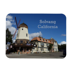 Ímã Moinho Dinamarquês Solvang California Souvenir