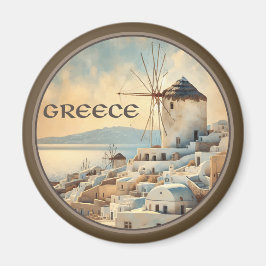 Imã Moinhos de Vento de Mykonos na Grécia