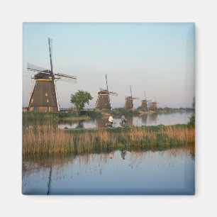 Imã Moinhos de vento, Kinderdijk, Holanda