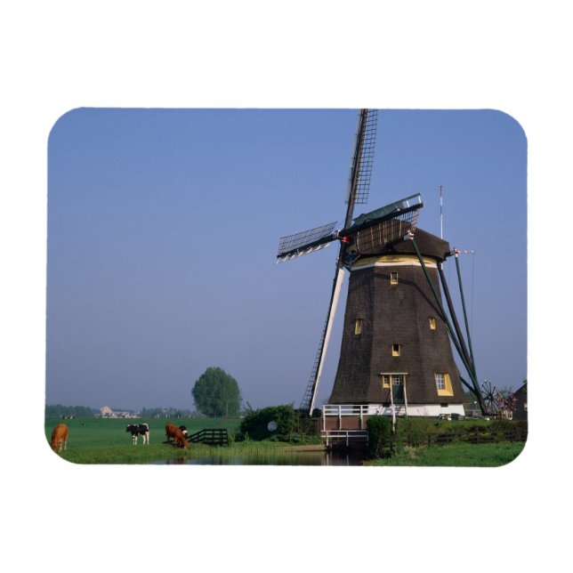 Ímã Moinhos de vento, Leidschendam, Holanda (Horizontal)