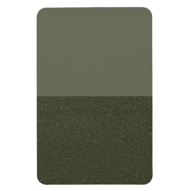 Ímã Moiss Verde Meia Mídia Flexível Personalizada Text (Vertical)