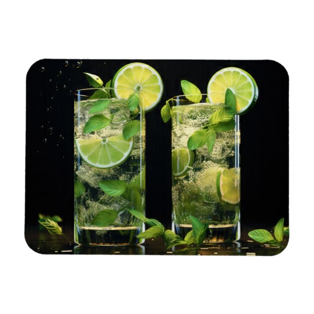 Ímã Mojito Cocktails (Horizontal)