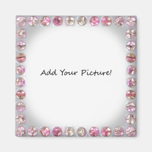Imã Moldura para retrato de Bling!  Adicione sua